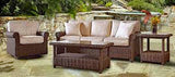 Sanibel Outdoor Wicker 5 Pc Seating Set 9842-WI Wrought Iron Finish by Beachcraft Furniture