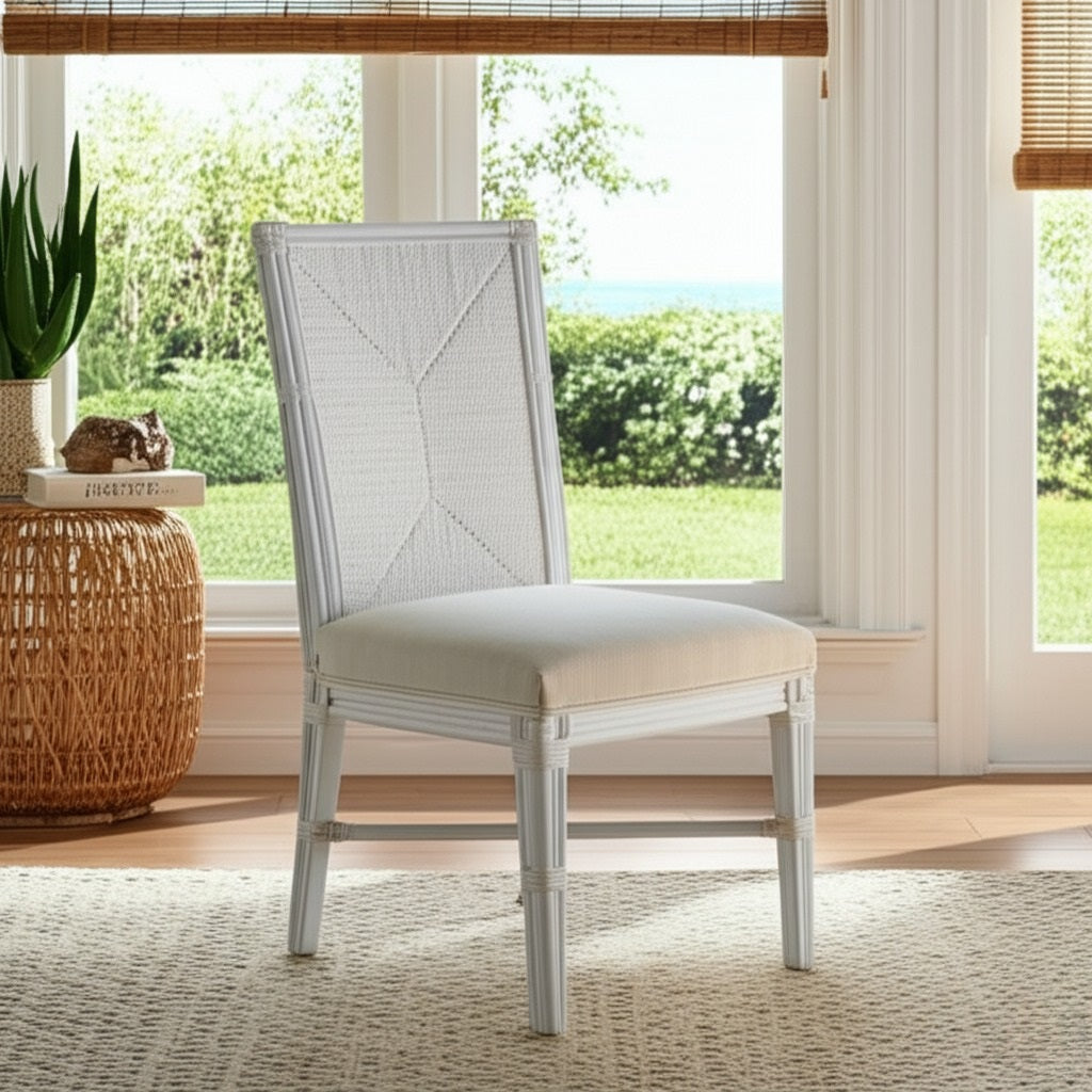 Provence Rattan Side Chair by Capris Furniture Model SC317