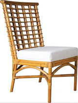Mackinac Rattan and Wood 5 Pc Round Dining Set from Capris Furniture Model 320-TB-SET