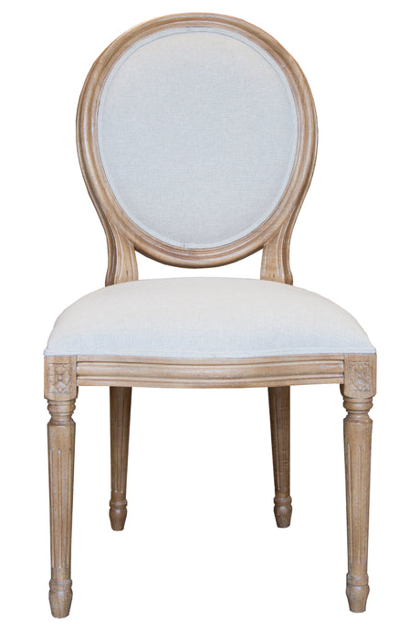 Avarin Upholstered Wood Side Chair by Capris Furniture Model SC374