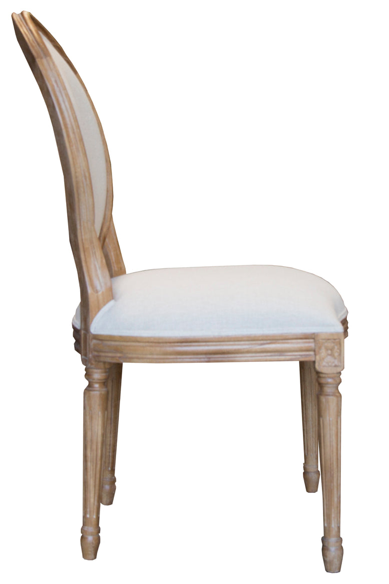 Avarin Upholstered Wood Side Chair by Capris Furniture Model SC374