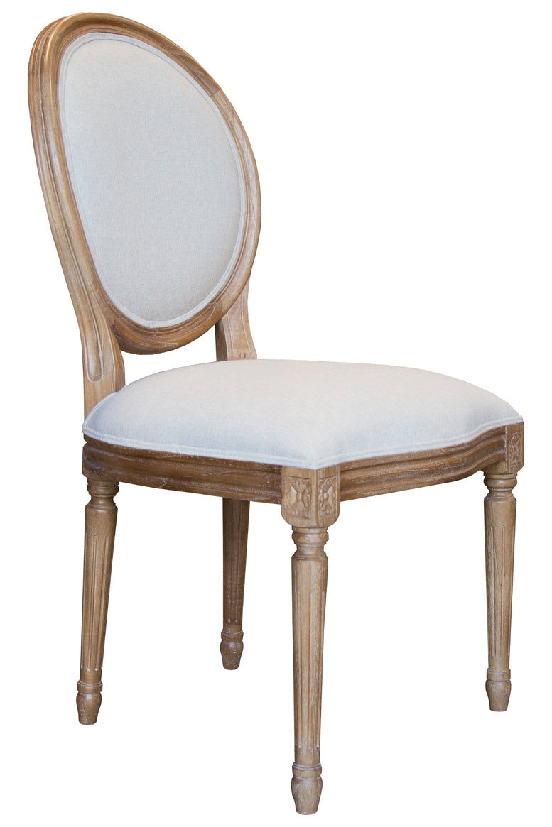 Avarin Upholstered Wood Side Chair by Capris Furniture Model SC374