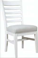 Countryside White Rectangle Dining Table with Teakwood Top TL741 by Capris Furniture