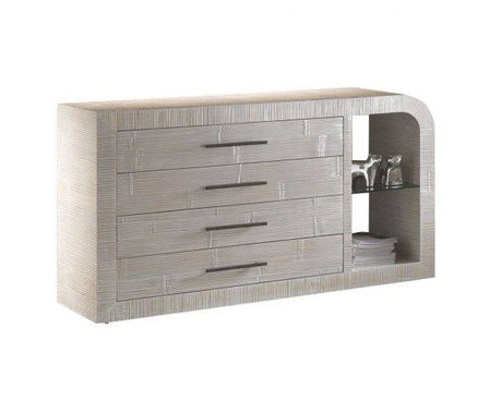 Seacrest Solid Bamboo and Wood Dresser Model PRH-3001-WW-DR by Hospitality Rattan