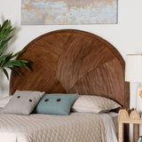Nile Bohemian Dark Brown Rattan Queen Or King Headboard