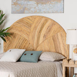Alvaro Bohemian Honey Rattan Queen Or King Headboard