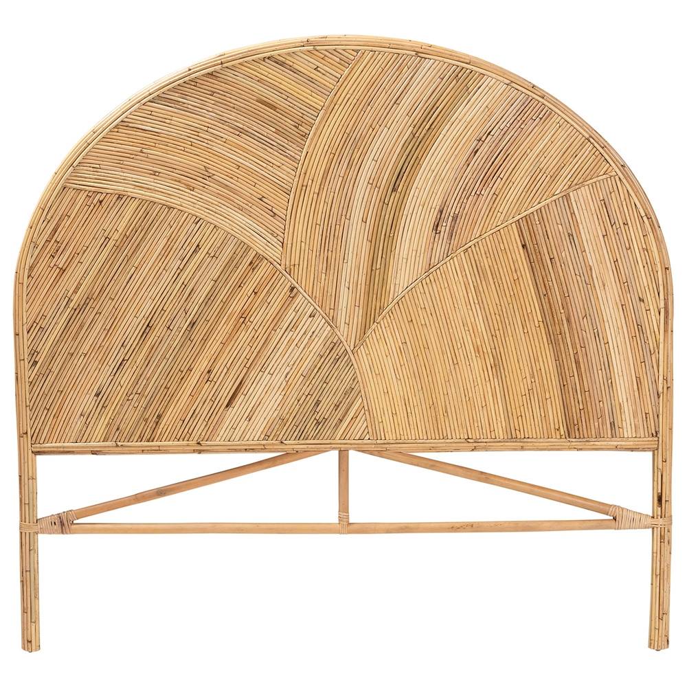 Alvaro Bohemian Honey Rattan Queen Or King Headboard