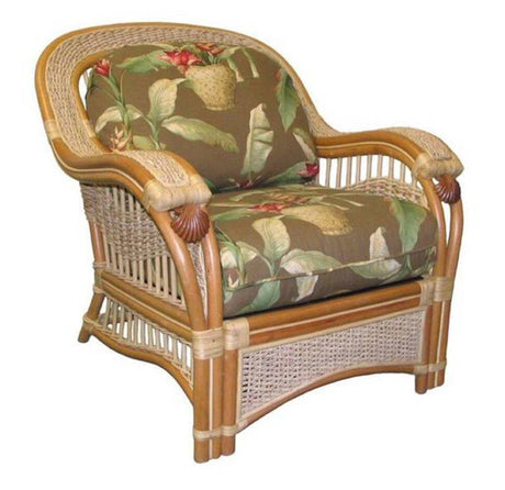 Spice Islands Wicker Complete Cushion Set (Arm Chair or Rocker) – Made in the USA SP-CUSH-LC