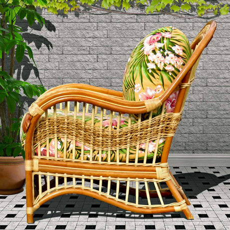 Seascape Rattan Lounge Chair with Deep Seating Comfort