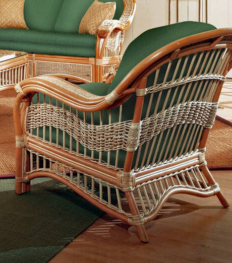 Seascape Rattan Lounge Chair with Deep Seating Comfort