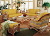 Seascape Rattan 6 Pc Living Room Set of Tropical Furniture