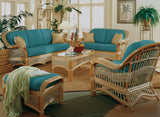Seascape Rattan 6 Pc Living Room Set of Tropical Furniture