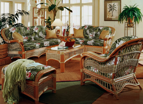 Seascape Rattan Loveseat Model SSLS from Spice Island Wicker
