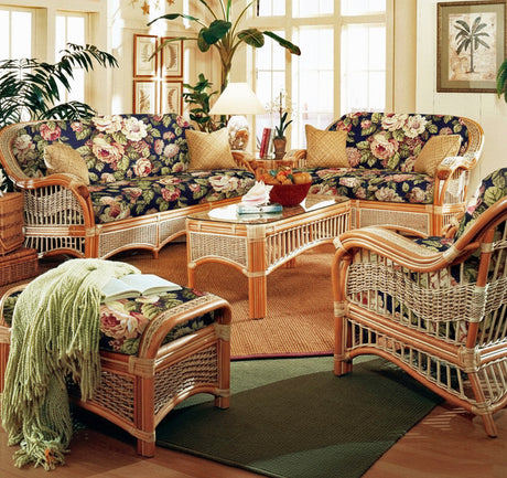 Seascape Rattan Loveseat Model SSLS from Spice Island Wicker