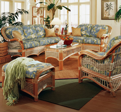 Seascape Rattan Loveseat Model SSLS from Spice Island Wicker