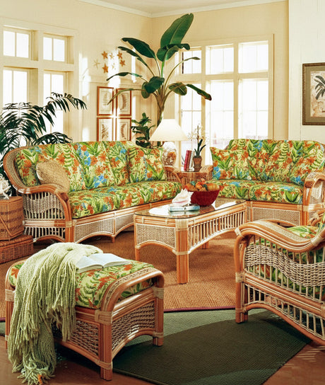 Seascape Rattan Loveseat Model SSLS from Spice Island Wicker
