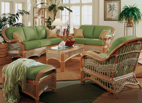 Seascape Rattan Sofa by Spice Islands Wicker Model SS3S
