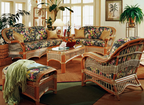 Seascape Rattan Sofa by Spice Islands Wicker Model SS3S