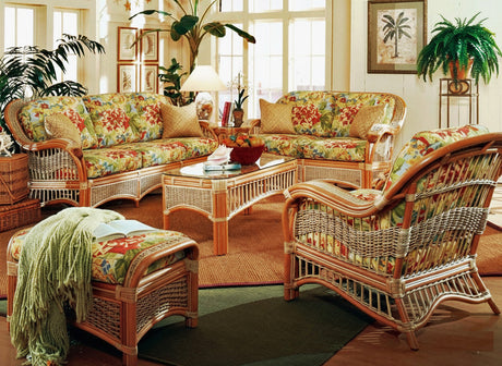 Seascape Rattan Loveseat Model SSLS from Spice Island Wicker
