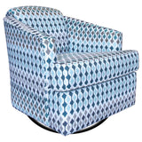 Upholstered Swivel Glider Chair Model SG106 by Capris Furniture