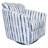 Seychelles Upholstered Swivel Chair Model SW108 by Capris Furniture