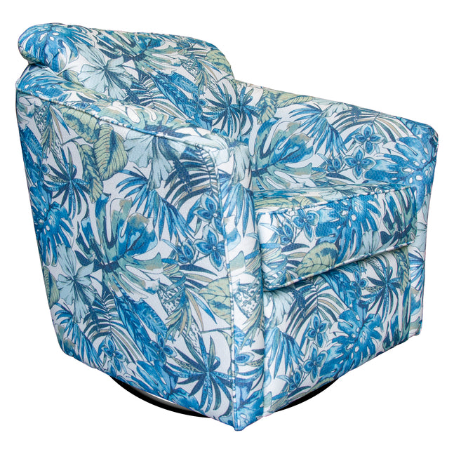 Seychelles Upholstered Swivel Chair Model SW108 by Capris Furniture