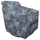 Seychelles Upholstered Swivel Chair Model SW108 by Capris Furniture