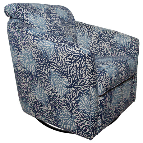 Seychelles Upholstered Swivel Chair Model SW108 by Capris Furniture