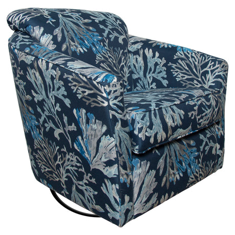 Seychelles Upholstered Swivel Chair Model SW108 by Capris Furniture