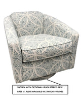 Athens Upholstered Swivel Chair Model SW111 by Capris Furniture