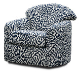 Tuscany Upholstered Swivel Glider Model SG115 by Capris Furniture