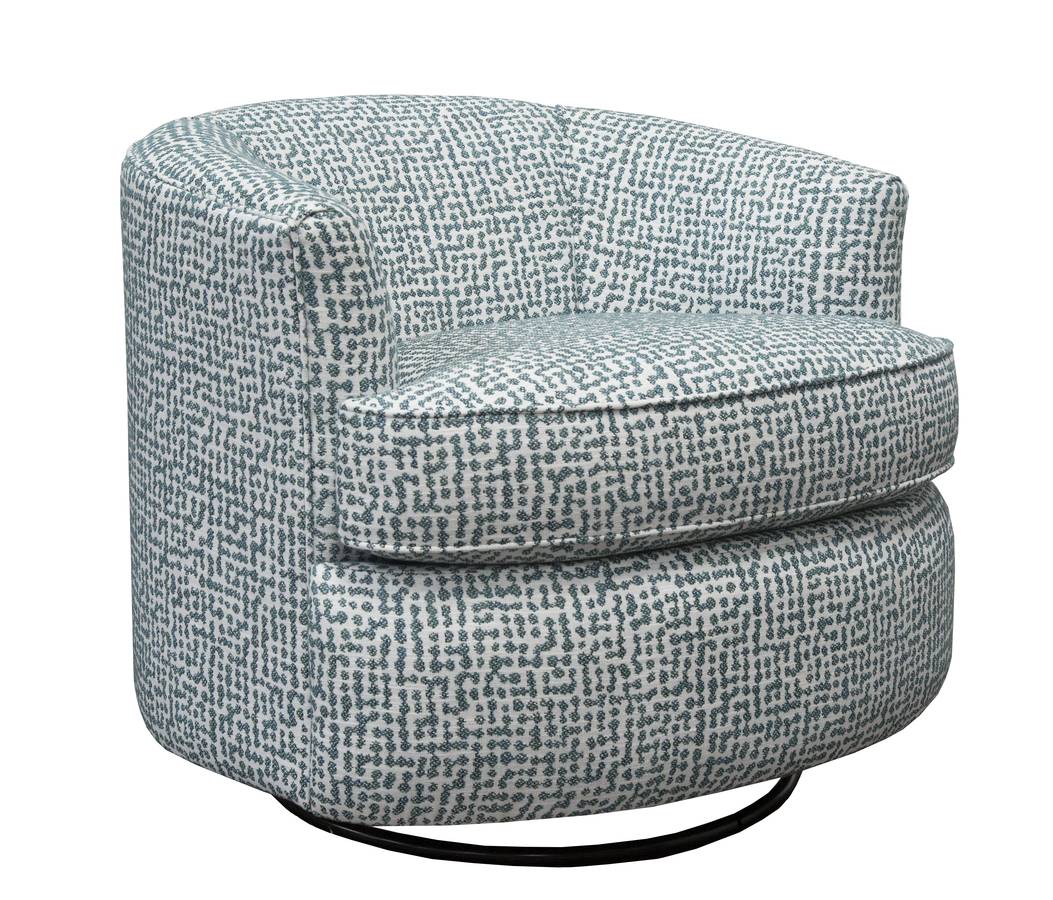 Upholstered Swivel Glider Chair by Capris Furniture