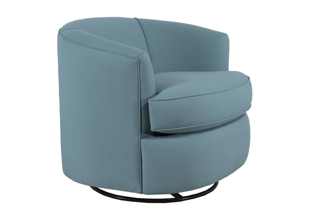Upholstered Swivel Glider Chair by Capris Furniture