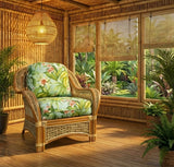 Shangri-la Rattan Arm Chair Model SIAAC by Wicker Fair