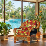 Shangri-la Rattan Arm Chair Model SIAAC by Wicker Fair