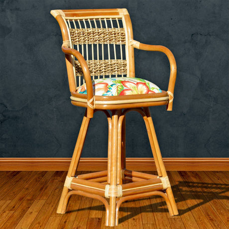 Shangri-la Rattan 3 Pc Pub Bistro Set SIABT-SET by Wicker Fair