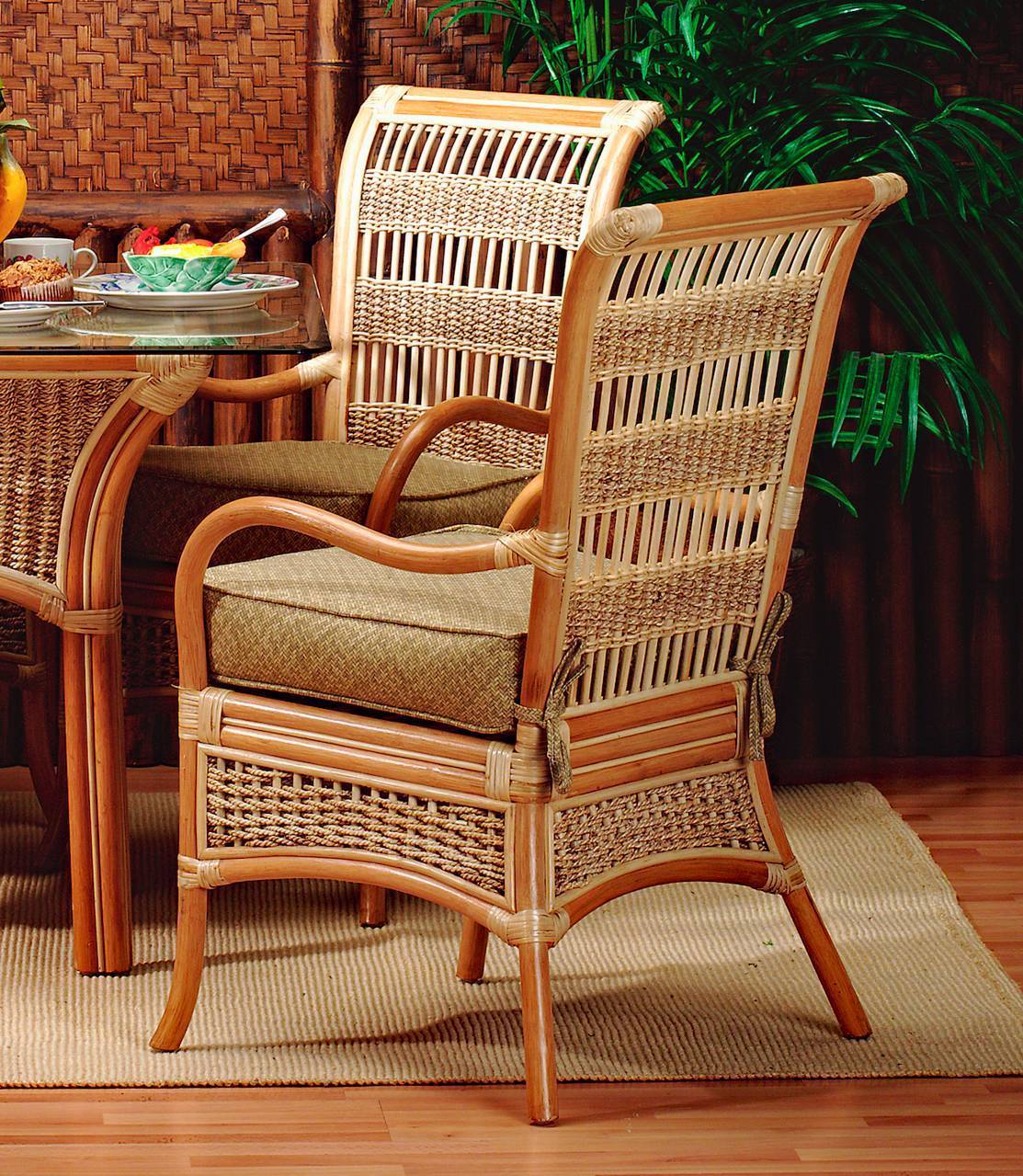 Spice Islands Rattan Dining Chair Model SIDC from Spice Island Wicker