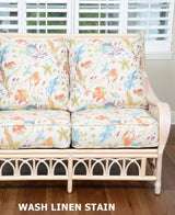 Cuba Rattan Sofa CUB009 by Alexander and Sheriden with Cushions Made in USA