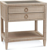 Sabal Bay Wicker and Rattan 2 Drw Nightstand Model 809-144 by Braxton Culler