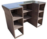 Soho Outdoor Bar Model 903-6141-JBP-GL by Hospitality Rattan
