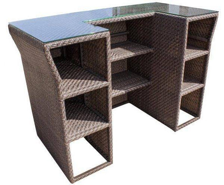 Soho Outdoor Bar Model 903-6141-JBP-GL by Hospitality Rattan