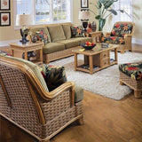 Somerset Rattan Ottoman Model 953-009 by Braxton Culler