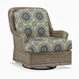 Somerset Rattan Swivel Glider Chair Model 953-202 by Braxton Culler