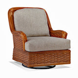 Somerset Rattan Swivel Glider Chair Model 953-202 by Braxton Culler