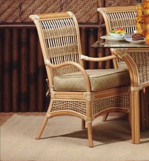 Spice Islands Rattan Dining Table – Tropical Elegance – AmericanRattan