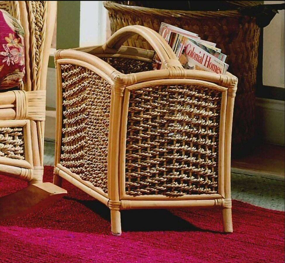 Spice Islands Rattan Magazine Rack Model SIMR from Spice Island Wicker