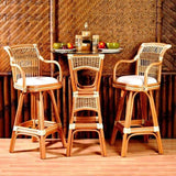 Shangri-la Rattan Pub Table Model SIABT by Wicker Fair