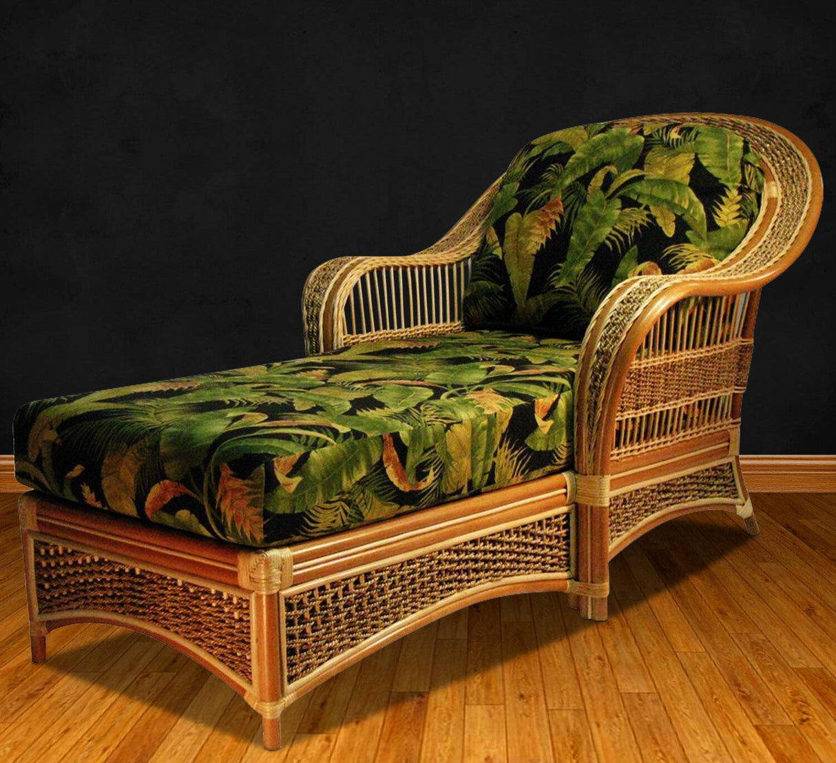 Spice Islands Rattan Chaise Lounge Model SICL