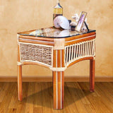 Seascape Rattan 3 Pc Set Includes 1 Coffee Table and 2 End Table Set Model SSCT-ET from Spice Island Wicker