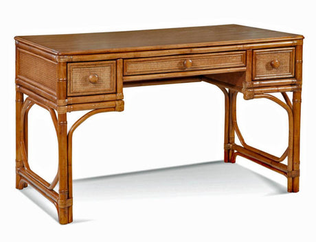Summer Retreat Wicker and Rattan Desk Model 818-058 by Braxton Culler